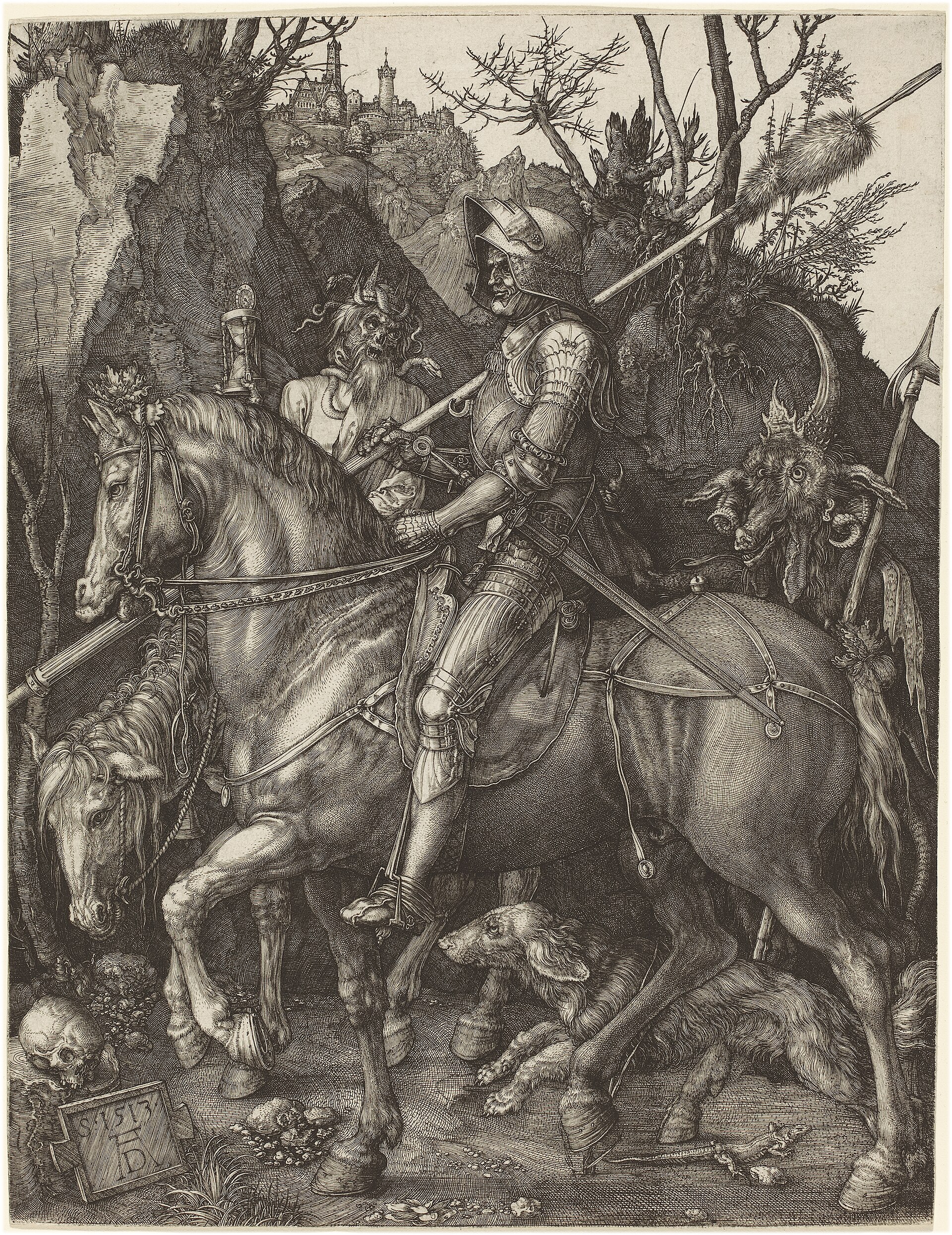 Albrecht Dürer, Knight, Death and the Devil, 1513
