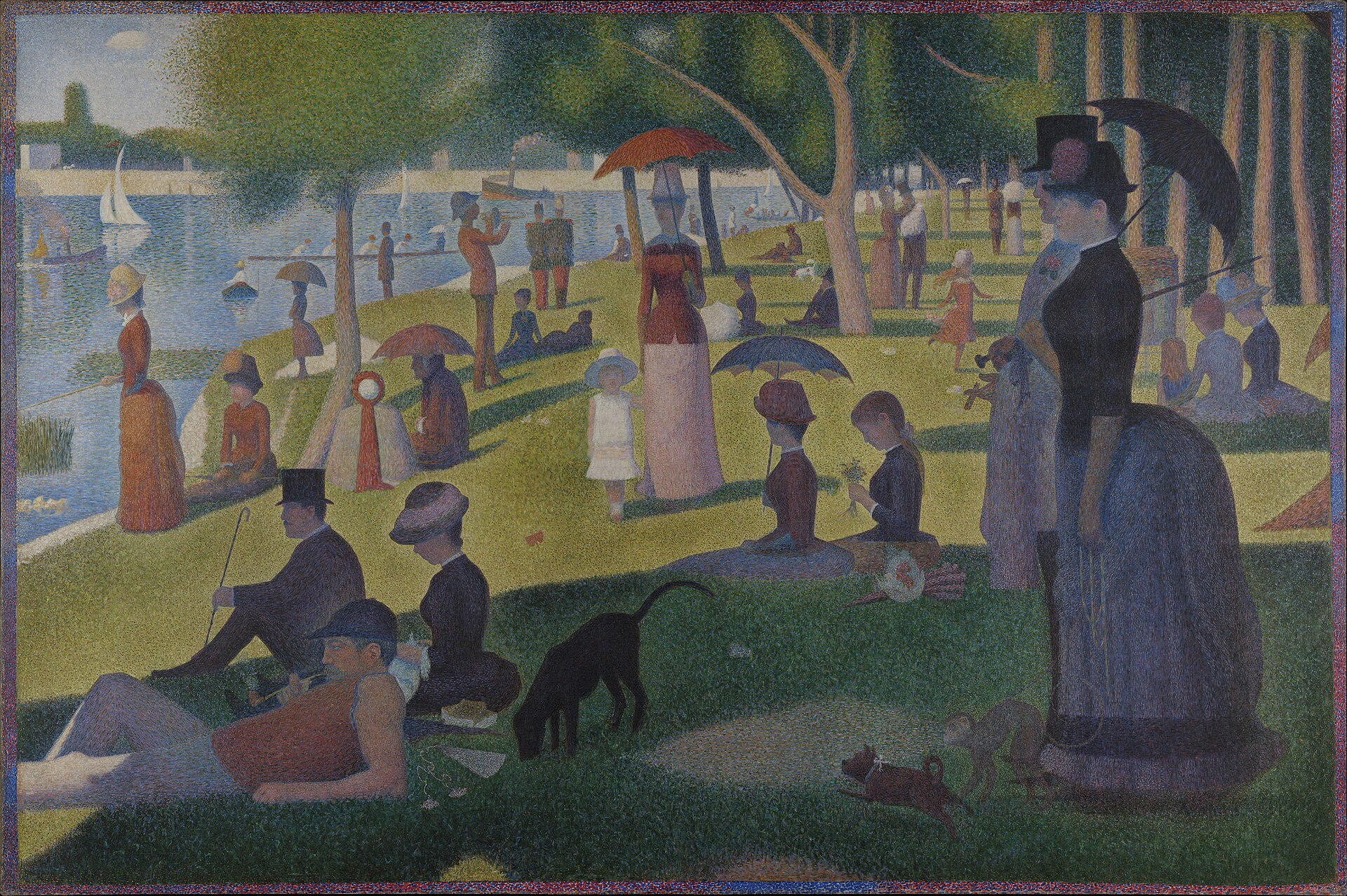 *A Sunday on La Grande Jatte — 1884*, Georges Seurat, 1884–86 (Art Institute of Chicago)