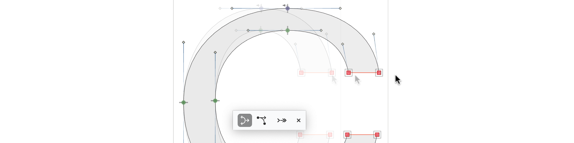 Power Nudge in the FontLab 8 toolbox
